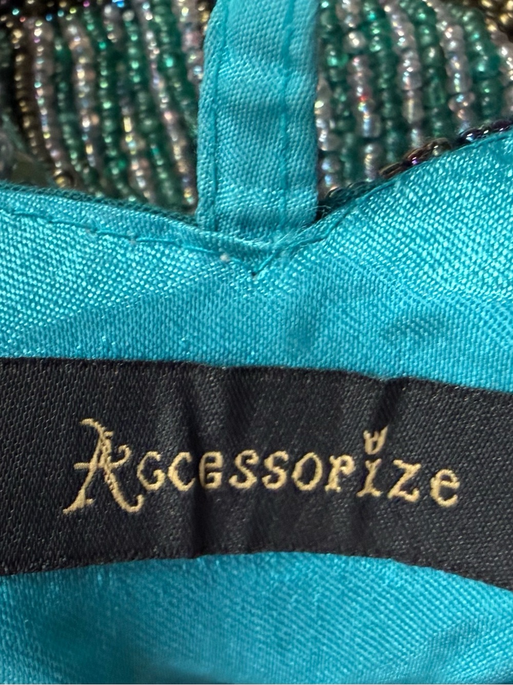 Fancy purse, multicolored beaded and sequined shoulder bag by Accessorize - Picture 4 of 11